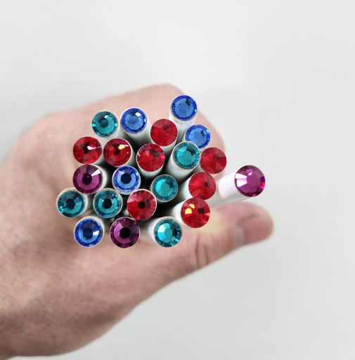 KRYS　LOVE SWAROVSKI Swarovski 6228 14mm Crystal Bermuda Blue (001BBL) - Kalp